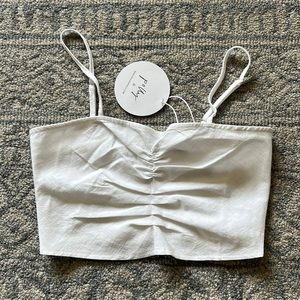 Princess Poly white Mesa Top size 4 New